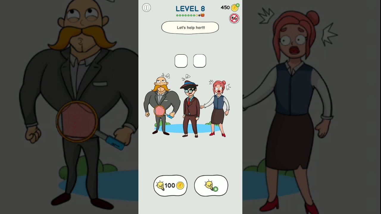 Erase Master / x ray mode level 8 / GAMEPLAY