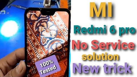 Redmi 6 pro network problem solution | Redmi 6 pro no service |  Redmi low network #network #redmi
