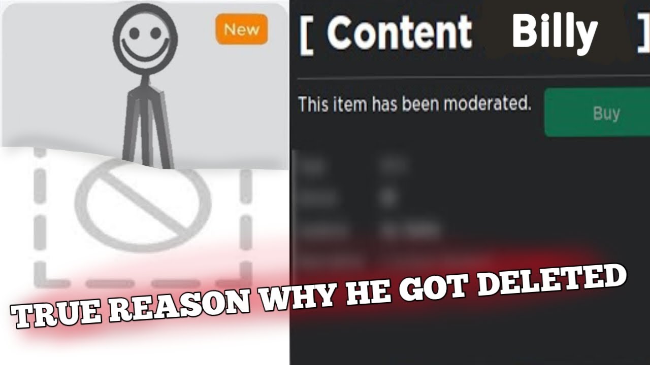 True reason why Billy got deleted... - YouTube