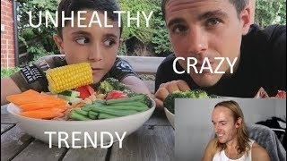 Unhealthy Crazy Trendy Vegan Malnourishes 8 Year Old Child