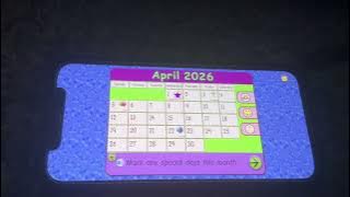Starfall Calendar November 2025-December 2026 has All Holidays