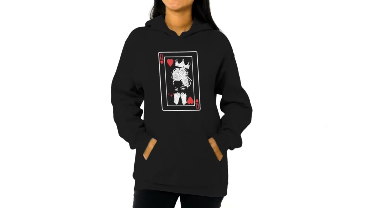 Matching Set: King & Queen Card Hoodie, Lovers T-shirt, Couples Gift, Poker Sweatshirt, Boy & Girl.