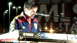 David Archuleta - A Thousand Miles - Rio Tinto Stadium - Real Salt Lake concert June 6, 2009