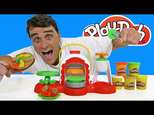 Play-Doh Kitchen Creations Pizza Oven Playset with 6 Cans of Modeling  Compound and 8 Accessories - Play-Doh