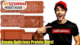 Silicone Break-Apart Chocolate Mold Candy Protein and Energy Bar Silicon Mould Review |