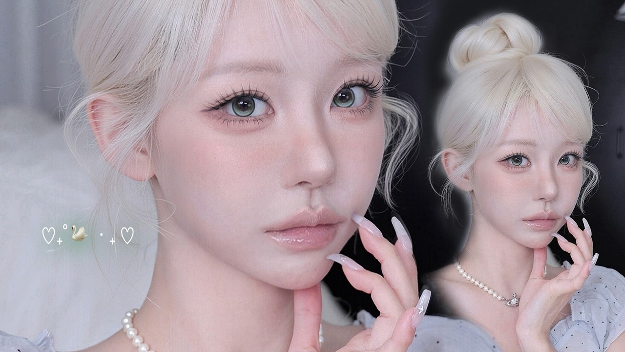 이것도 ₊어른여자 메이크업 ☕ 𓂃 𓈒 𓏸 인가아~? 청순해보이는데, 이목구비는 다〰️ 살리는 화장법.
