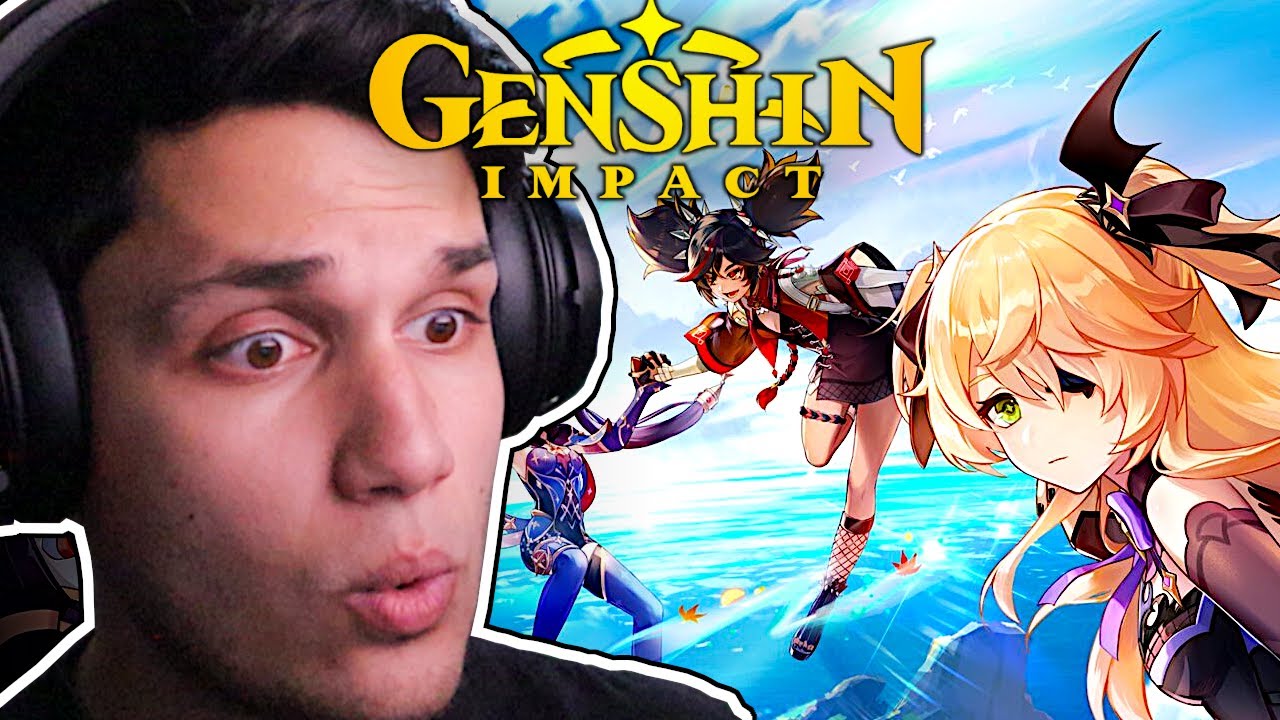 Реакция нового фаната Genshin Impact на трейлеры всех версий игры.