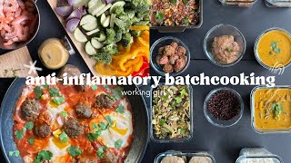 Anti-inflammatory Meal prep Batchcooking | Working girl | Recettes anti-inflammatoires