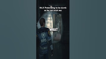 Mr X thought he could outsmart twice #residentevil2 #residentevil #mrxmemes