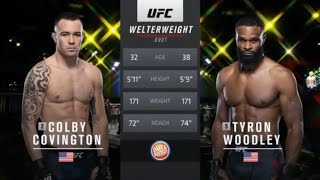 Colby Covington vs Tyrone Woodley Full Fight