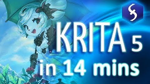 Krita - Tutorial for Beginners in 14 MINUTES! [ COMPLETE ]