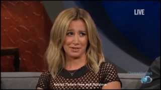 On august 08/13/2014, the beautiful ashley tisdale appeared in
american tv show "shark week" for a fun interview, and much more. with
josh wolf, m...