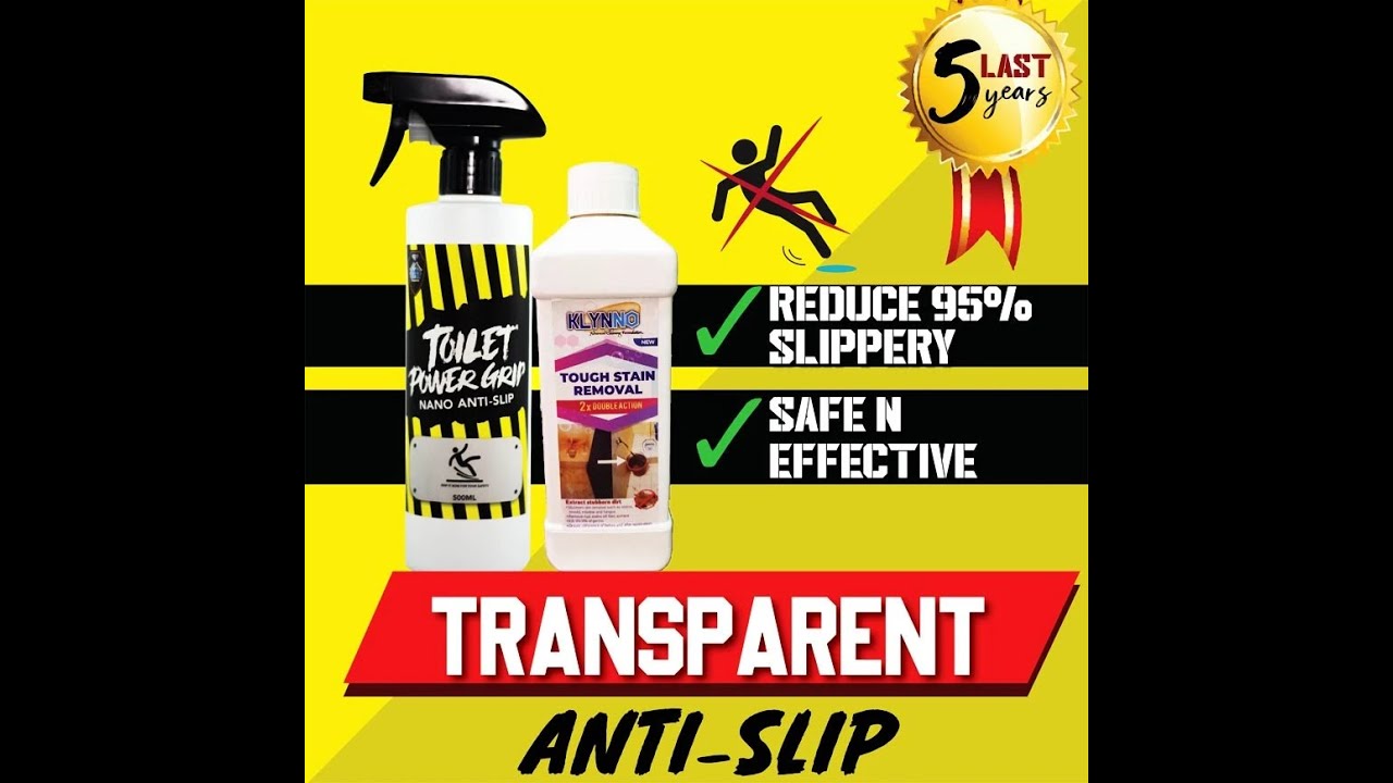 How to apply ClinSav DIY Nano Transparent Anti Slip solution on