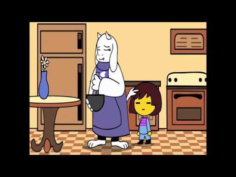 Frisk le ase bulling a Toriel