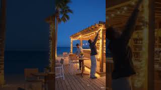 Watch This Ruined Shack Turn Into a Stunning Night Cafe 🔥 #ViralBuild #OutdoorCafe #Transformation😍