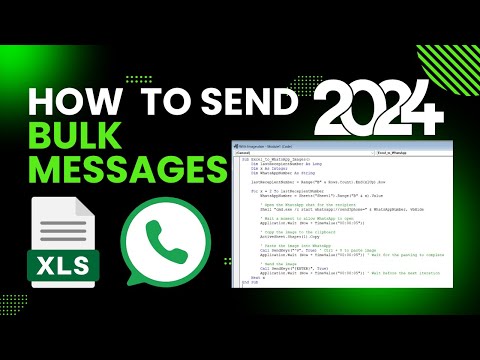 Excel to WhatsApp: How to Send Bulk WhatsApp Image Messages from Excel with VBA Code Step-by-Step