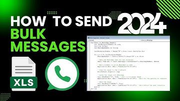 Excel to WhatsApp: How to Send Bulk WhatsApp Image Messages from Excel with VBA Code Step-by-Step