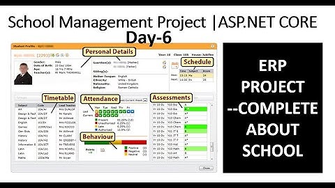 ASP.NET CORE 6.0 School Management Project | ERP Project | Day-6