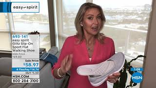 easy spirit Glitz SlipOn Sport Flat Walking Shoe