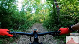 Proud Lake Loop 1 MTB trail (CW) with Stat