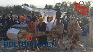 Neujahrs Baden 2020 am Strand von Boltenhagen Part 3 Durchgang der Männer