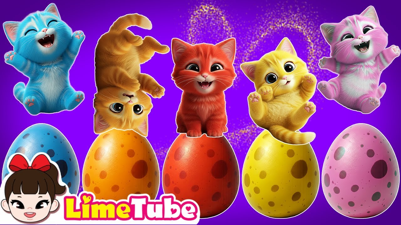 🥚 Chatons piégés ! La mission de Super Lime pour les sauver 🎶 Histoire magique surprise | LimeTube