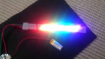 Arduino Gemma + Soft potentiometer + Neopixels!