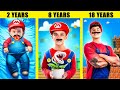 ¡Super Mario Bros intercambió cuerpos con princesas! ¡Cómo convertirse en Super Mario!