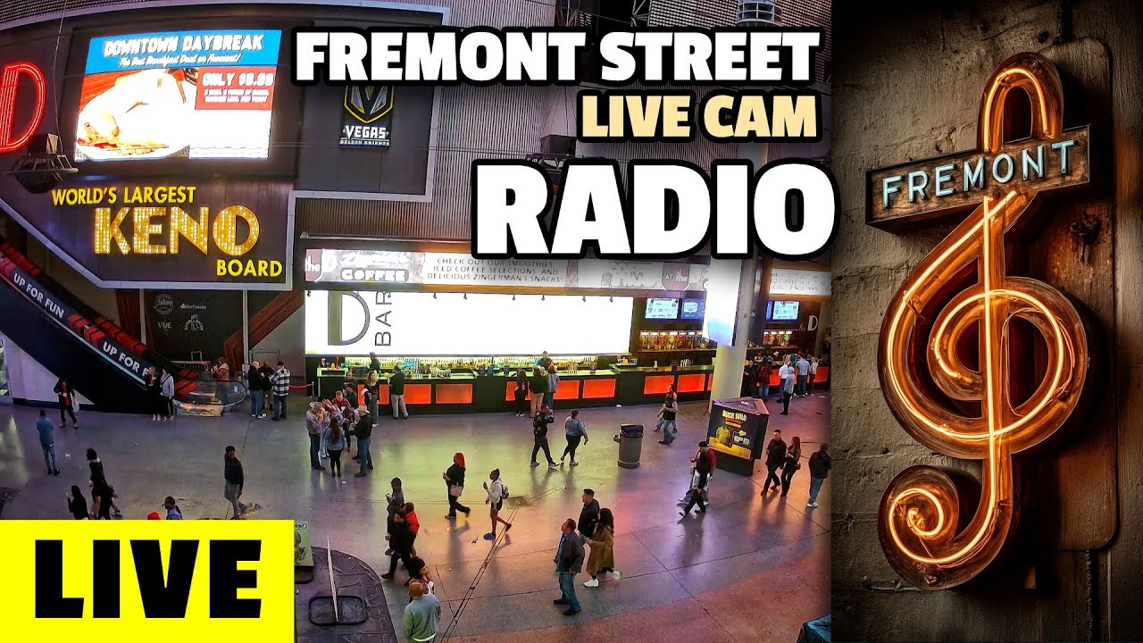 Live webcam view of Fremont Street Live Cam