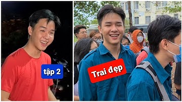 Hai Trai đẹp dân quân ghiền ăn bánh tráng trộn DIVA Cát Thy