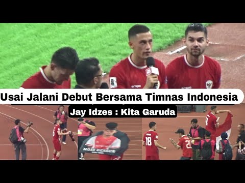 Moment Hubner-Jay Idzes-Sandy Walsh Di Tanya Langsung Depan Ribuan Suporter Timnas Indonesia