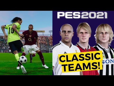 CLASSIC LEGEND TEAMS In PES 2021! How To Get Club Legends In PES 2021 | New Option File