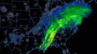 January 23-26, 2026 Extratropical Cyclone Severe Weather Radar Loop
