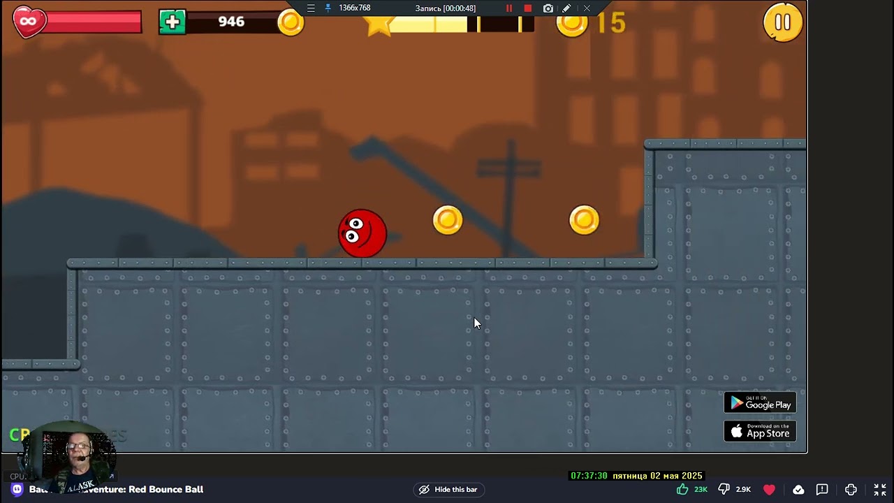 Прохождение Игры. Красный Прыгающий Мяч. #45. Компиляция. Игры Мультики. Подборка. ПК Игры.