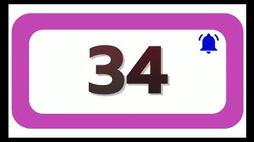 34 Seconds Countdown Timer With Sound Effect COLOR 4K   HD   1080