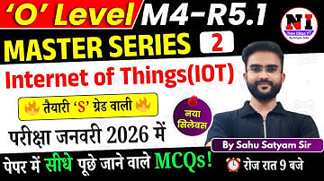 Day 2/25 | Internet of Things MCQs question Answers | O Level iot mcqs 2026 | m4r5 iot mcq