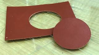 レザークラフト工具　円切りカッターの紹介（レザークラフトぱれっと）