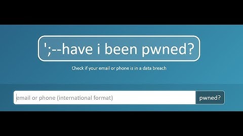 How to Check if your email or phone is in a data breach