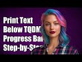 How to Print Text Below TQDM Progress Bar in Python: A Step-by-Step Guide