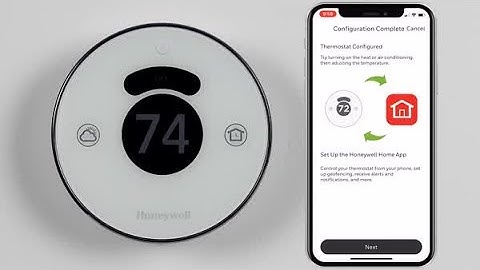 How to set up and connect the Honeywell Home Round Smart Thermostat