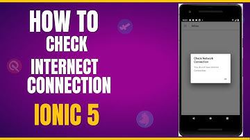 How to check internet connection in Ionic 5 project