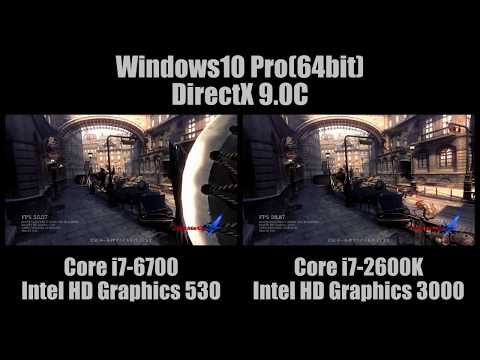 [4K] デビル メイ クライ 4 ベンチマーク Core i7-6700 vs Core i7-2600K [DirectX 9.0c]