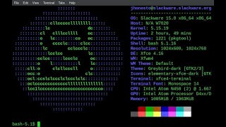 Running Slackware 15 On My Oldest Machine