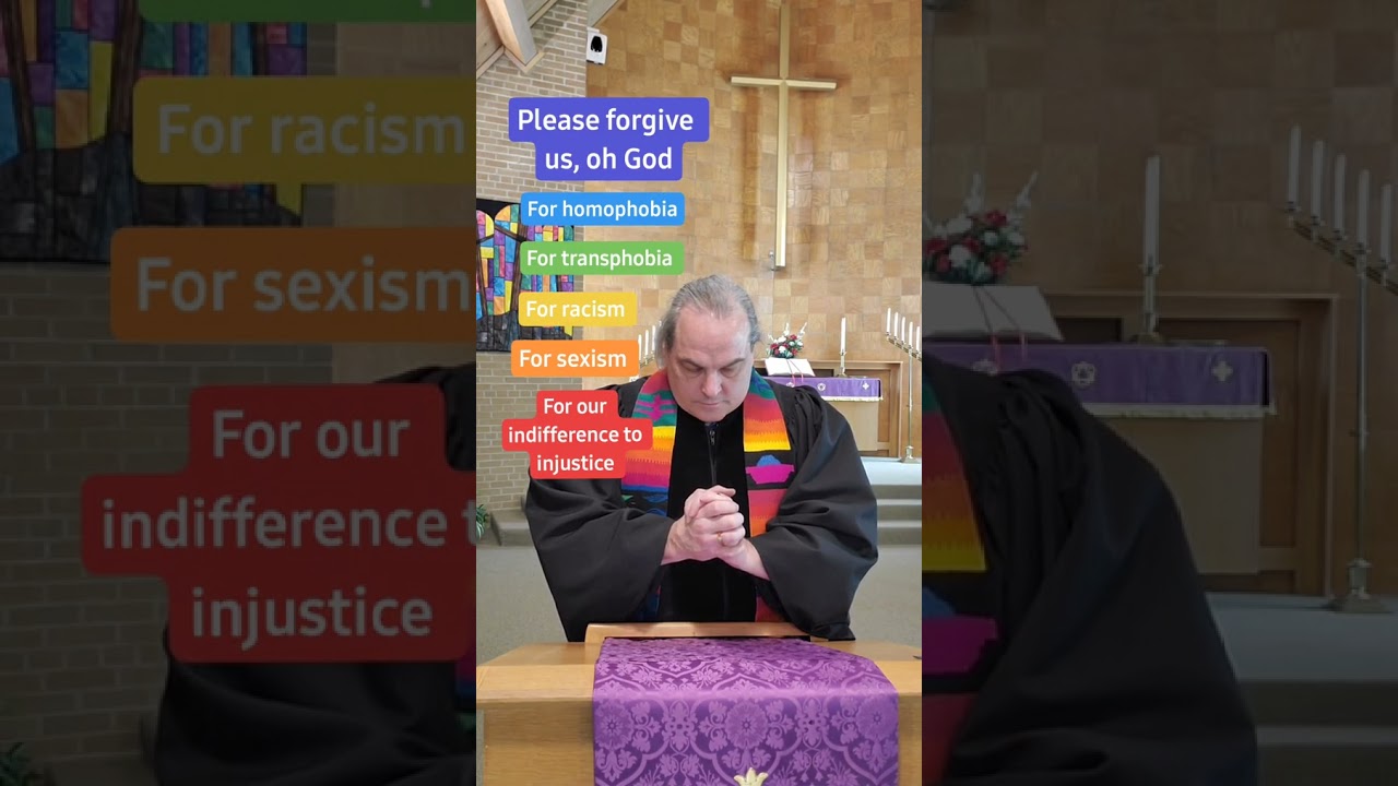 Woke Christian Pastor has a prayer for forgiveness