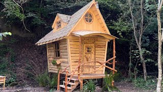 He built Wooden House with his own Hands. Start to finish. Alone by Outdoor builder 69,068 views 3 months ago 26 minutes