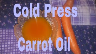 HOW TO MAKE THE BEST FORM OF COLD PRESS CARROT OIL FOR SKIN LIGHTENING/ GLOW & HAIRCARE.