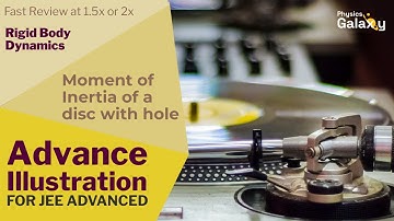 42. Advance Illustration | Rigid Body Dynamics | Moment of Inertia of a disc with hole |Ashish Arora