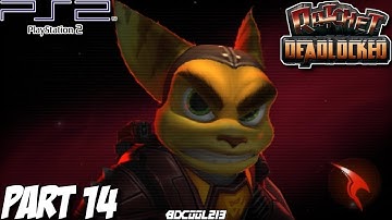 Ratchet Deadlocked Gameplay Walkthrough Part 14 - Ghost Station - PS2 Lets Play