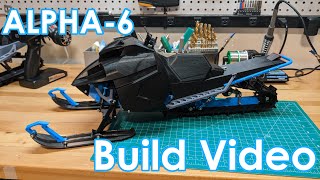 Alpha-6 - 3D Printed RC Snowmobile Build Video
