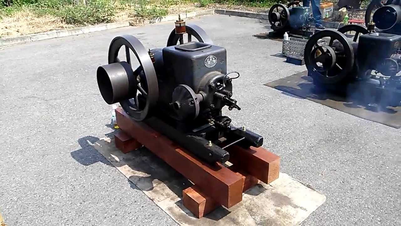 残存数が極めて少ないクボタGF型5馬力石油発動機 - YouTube